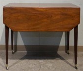 GEORGE III MAHOGANY DROP-LEAF