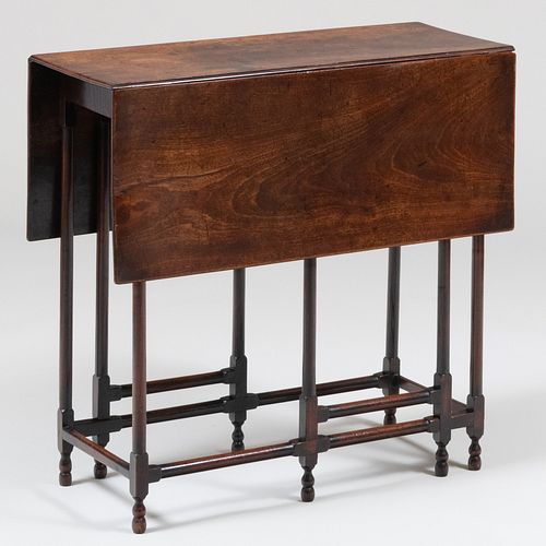 GEORGE III MAHOGANY DROP-LEAF