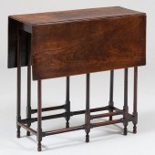 GEORGE III MAHOGANY DROP-LEAF