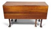 GEORGE III MAHOGANY DROP-LEAF