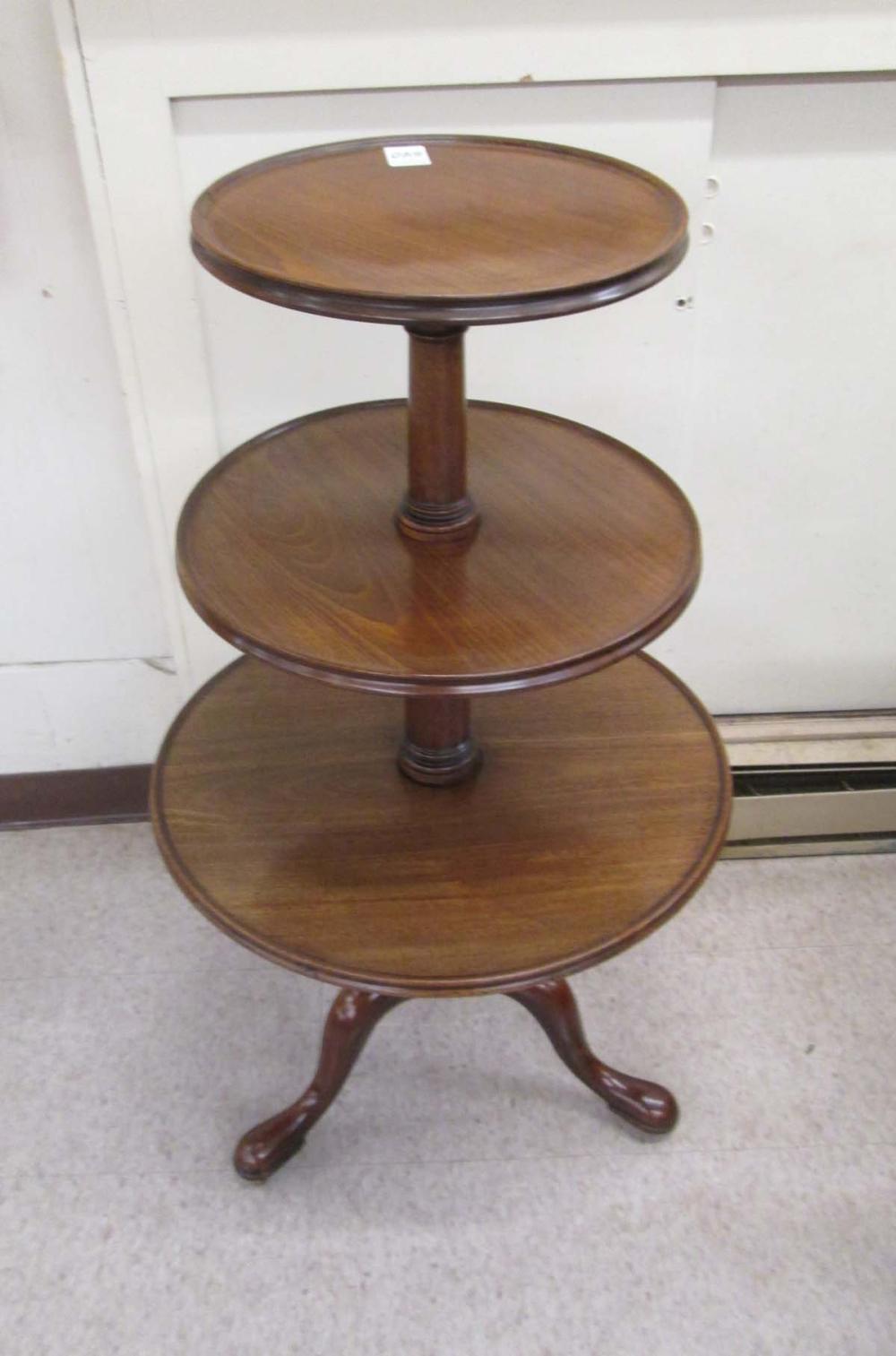 GEORGE III MAHOGANY 'DUMB
