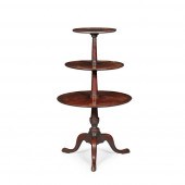GEORGE III MAHOGANY DUMBWAITER