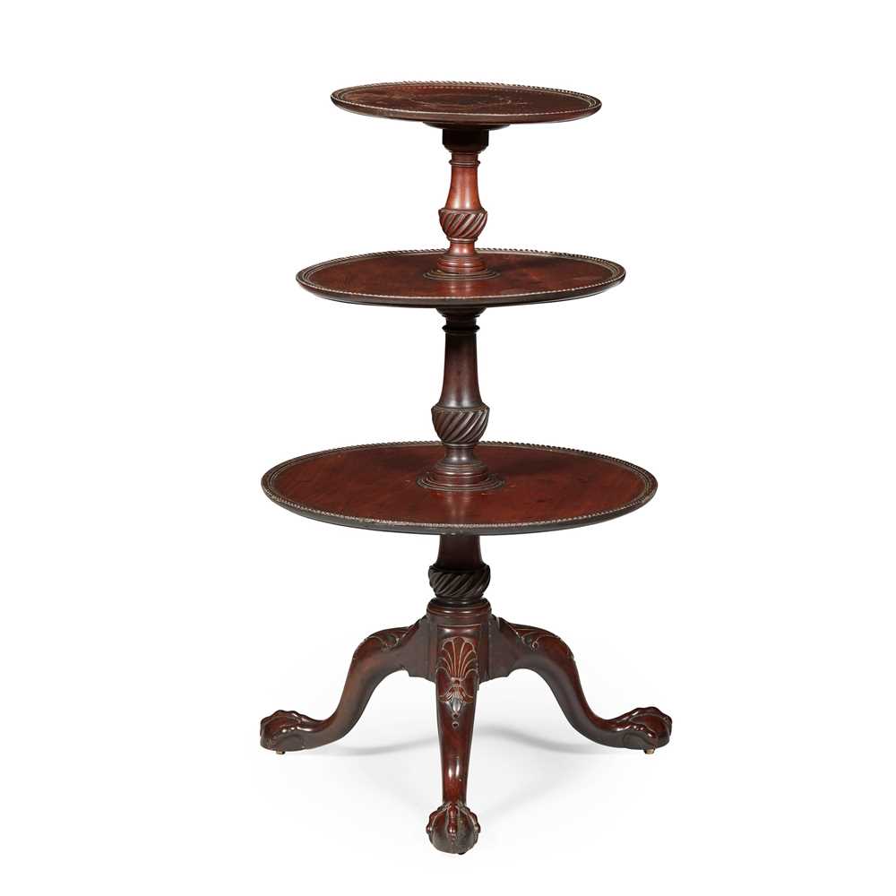 GEORGE III MAHOGANY DUMBWAITER 18TH
