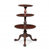 GEORGE III MAHOGANY DUMBWAITER