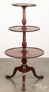 GEORGE III MAHOGANY DUMBWAITER