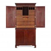 GEORGE III MAHOGANY ESTATE CAB