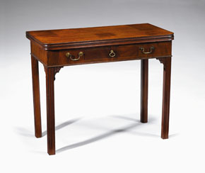 George III mahogany games