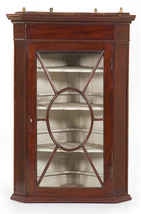 George III mahogany hanging