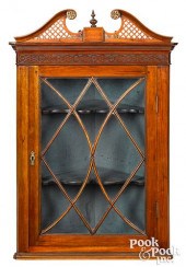 GEORGE III MAHOGANY HANGING CO