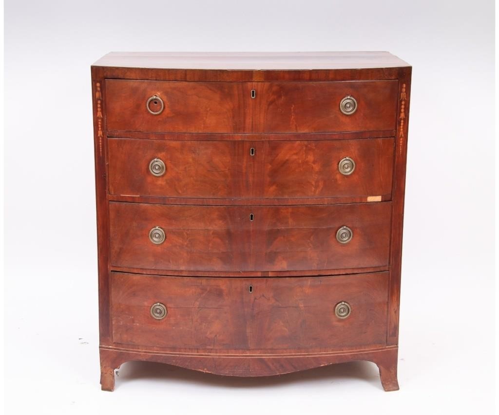 George III mahogany inlaid