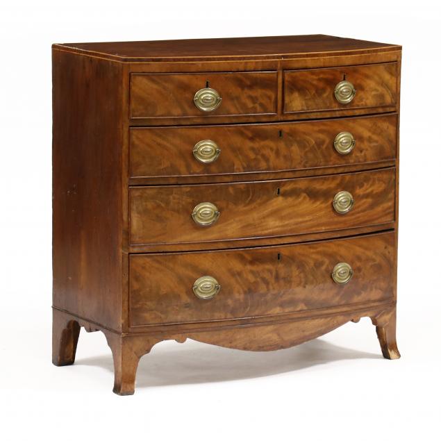 GEORGE III MAHOGANY INLAID