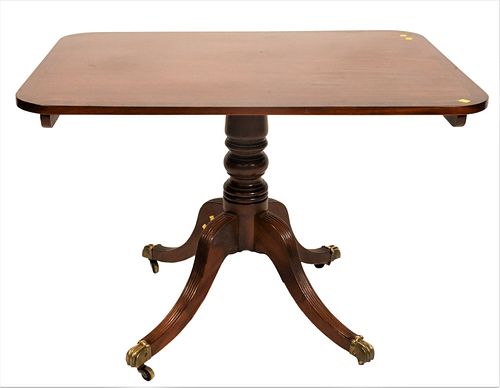 GEORGE III MAHOGANY INLAID