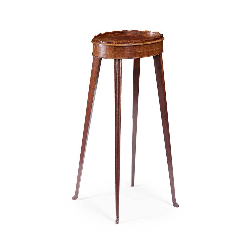 GEORGE III MAHOGANY KETTLE STAND