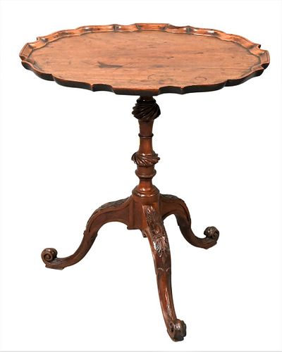 GEORGE III MAHOGANY KETTLE