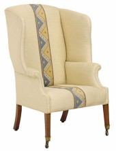 GEORGE III MAHOGANY LARGE WING