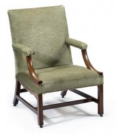George III mahogany library ch