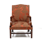 GEORGE III MAHOGANY LIBRARY CH