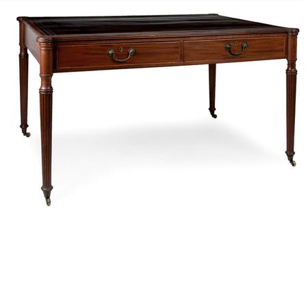George III Mahogany Library Table