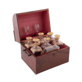 GEORGE III MAHOGANY LIQUOR CAS