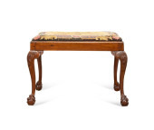 GEORGE III MAHOGANY NEEDLEPOIN
