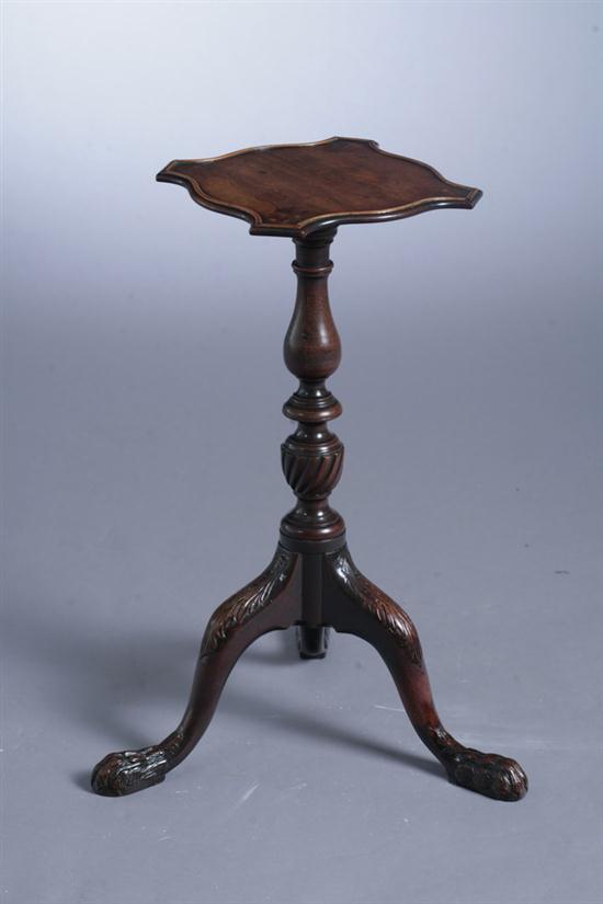 GEORGE III MAHOGANY PEDESTAL-BASE