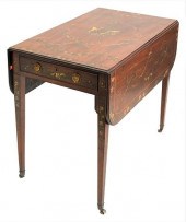 GEORGE III MAHOGANY PEMBROKE D