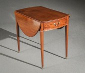GEORGE III MAHOGANY PEMBROKE T