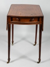 GEORGE III MAHOGANY PEMBROKE T