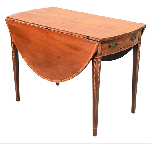 GEORGE III MAHOGANY PEMBROKE TABLE,