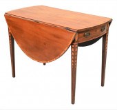 GEORGE III MAHOGANY PEMBROKE T