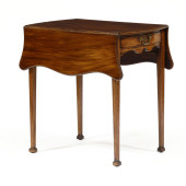 GEORGE III MAHOGANY PEMBROKE T