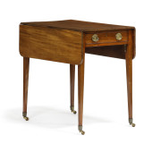 GEORGE III MAHOGANY PEMBROKE T