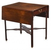 GEORGE III MAHOGANY PEMBROKE T
