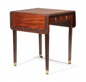 GEORGE III MAHOGANY PEMBROKE T