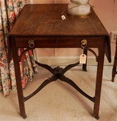 GEORGE III MAHOGANY PEMBROKE T