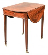 GEORGE III MAHOGANY PEMBROKE T