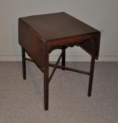 GEORGE III MAHOGANY PEMBROKE T