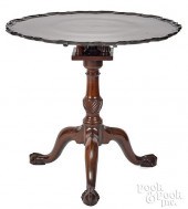 GEORGE III MAHOGANY PIE CRUST