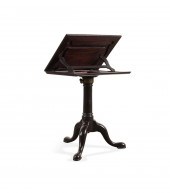 GEORGE III MAHOGANY READING TA