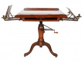 GEORGE III MAHOGANY READING TA