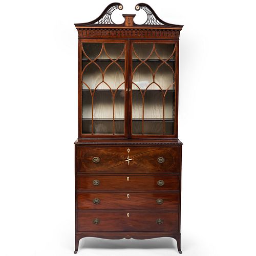 GEORGE III MAHOGANY, SATINWOOD