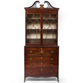 GEORGE III MAHOGANY, SATINWOOD