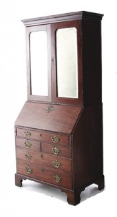 George III mahogany secretary