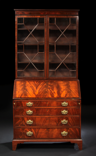George III Mahogany Secretary