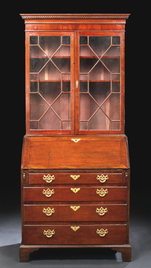 George III Mahogany Secretary