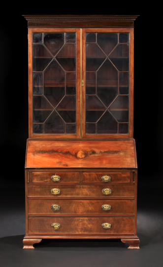 George III Mahogany Secretary