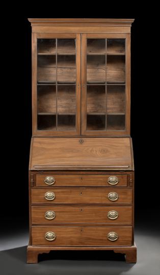 George III Mahogany Secretary