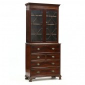GEORGE III MAHOGANY SECRETARY