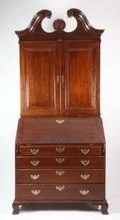 GEORGE III MAHOGANY SECRETARY