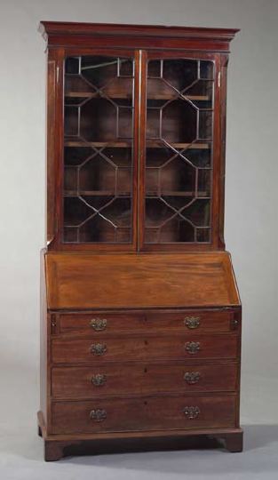 George III Mahogany Secretary